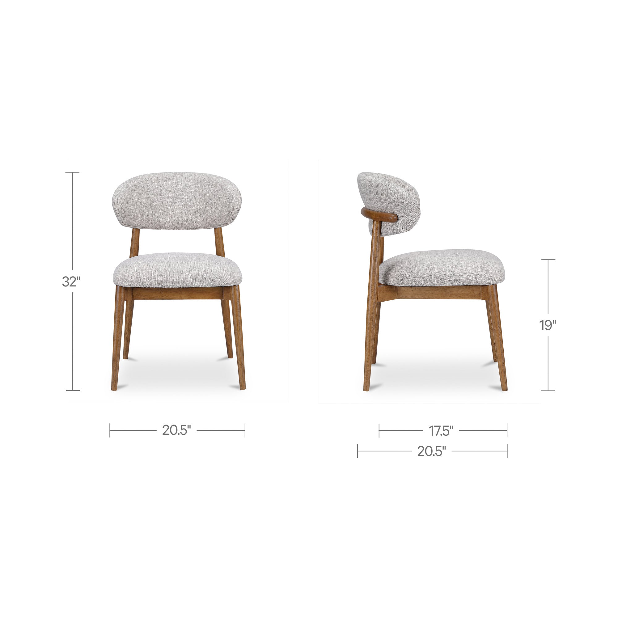 Ellie Dining Chair Oatmeal