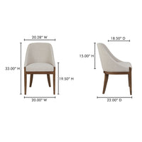 Edward Dining Chair Heather Beige