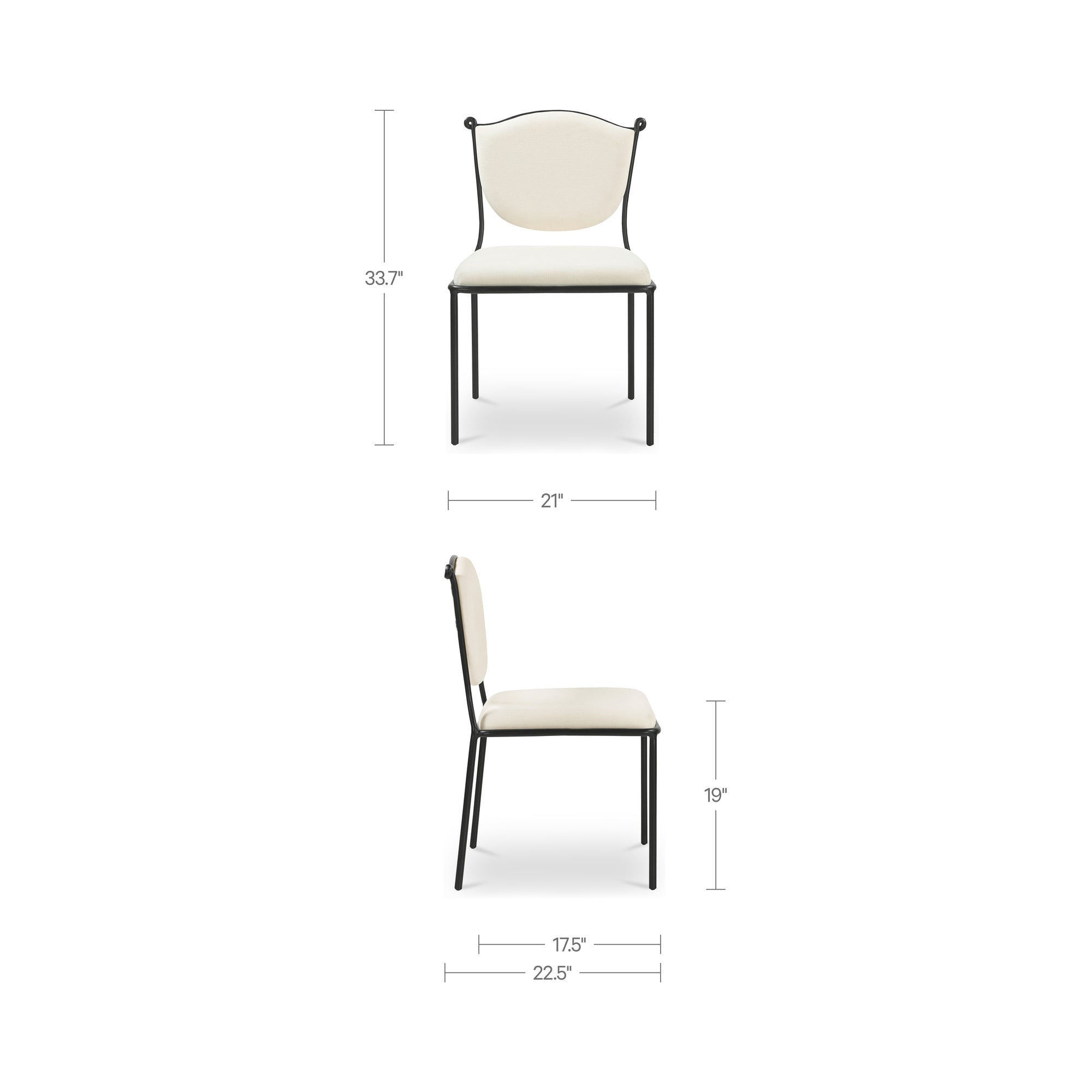 Ferris Dining Chair Cream
