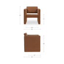 Harris Accent Chair Burgundy