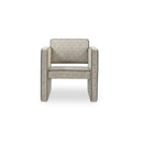 Harris Accent Chair Black And Beige Weave
