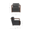 Barnes Accent Chair Black