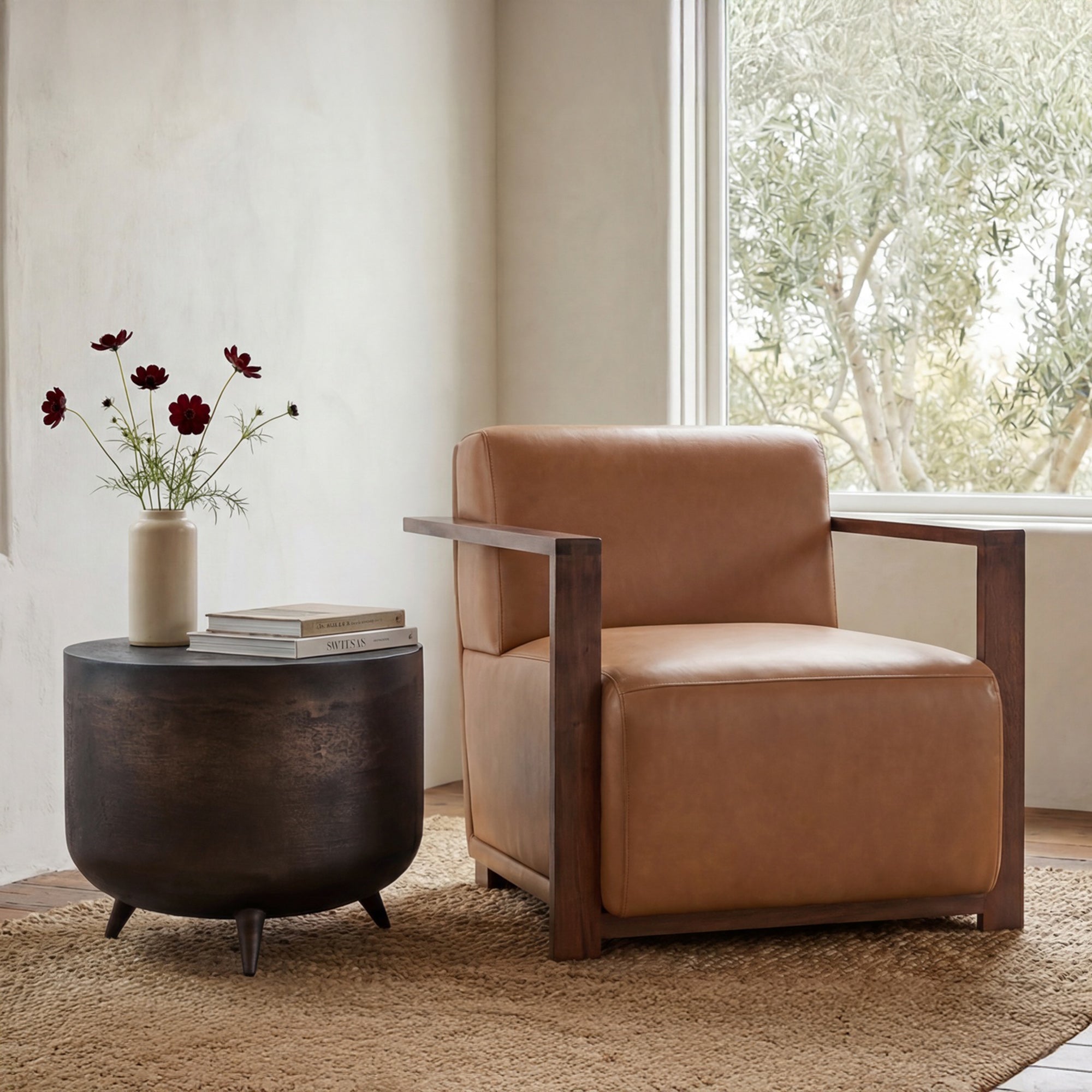 Barnes Accent Chair Tan