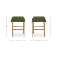 Anna Counter Stool Green