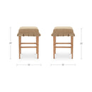 Anna Counter Stool Light Brown