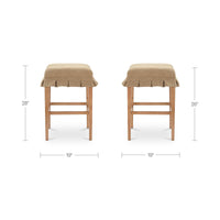 Anna Counter Stool Light Brown