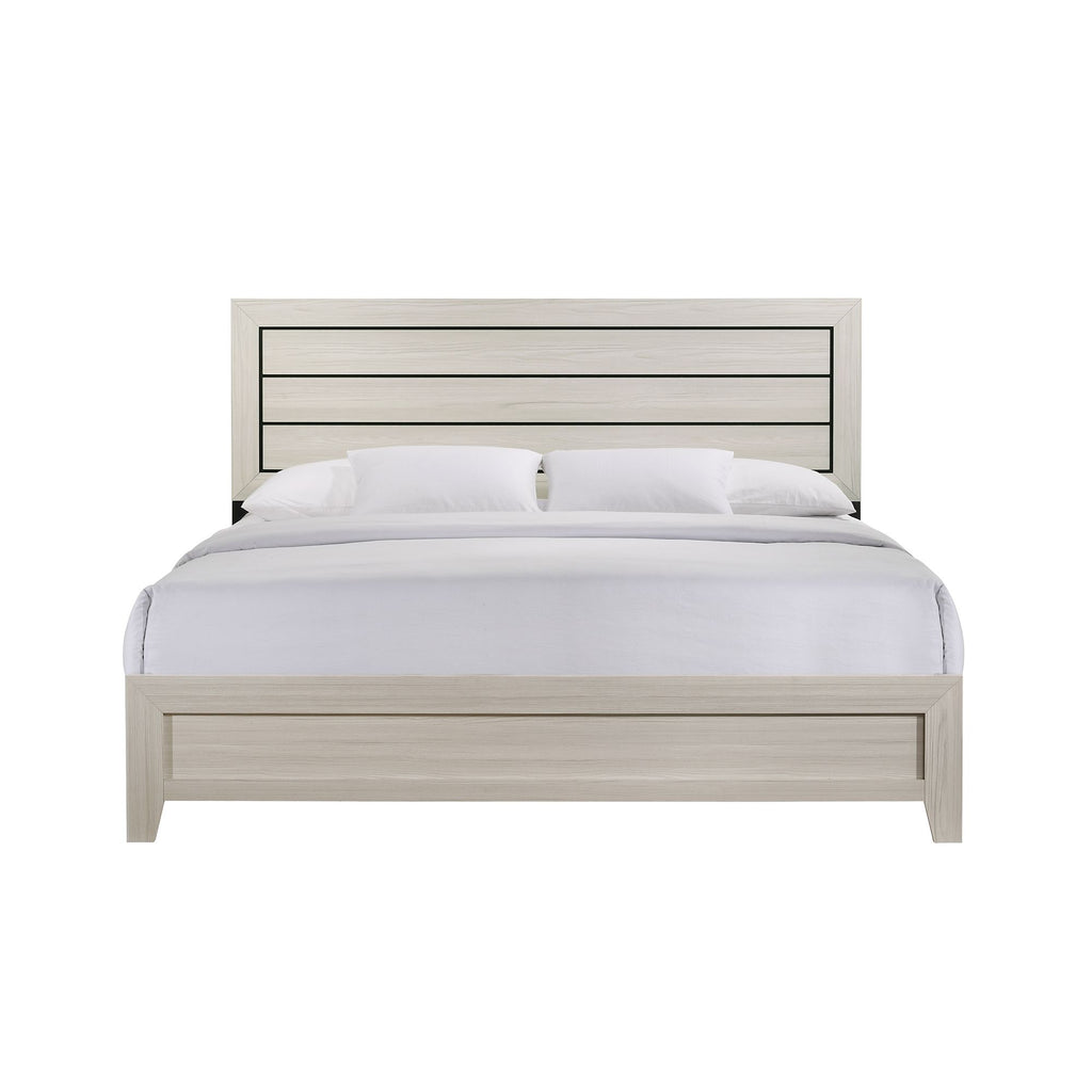 Makayla-King-Bed-W/4-slats-+-8-support-legs-in-Natural