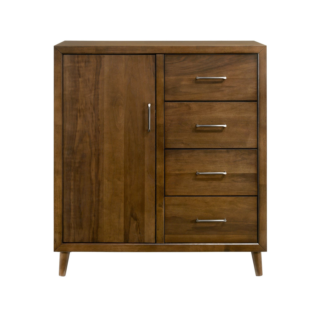 Malibu 4 Drawer Chest in Walnut