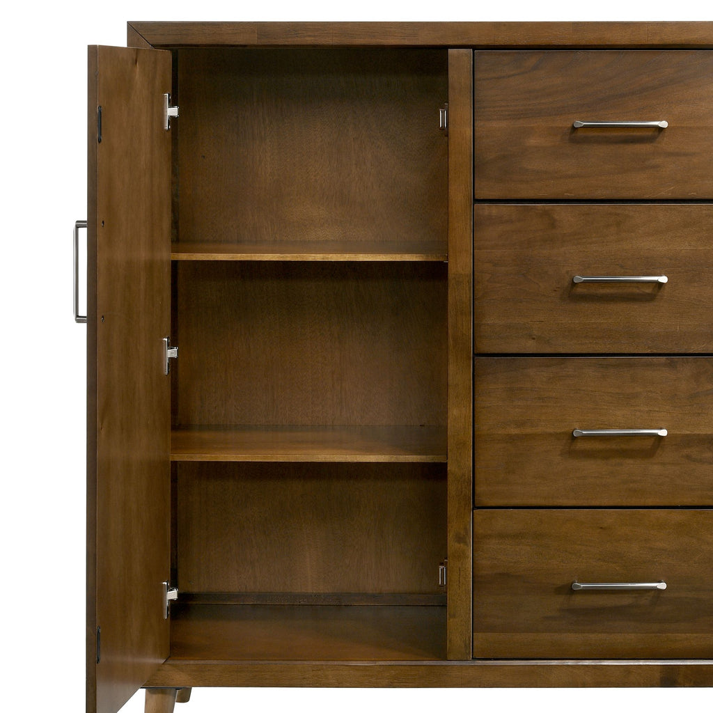 Malibu 4 Drawer Chest in Walnut