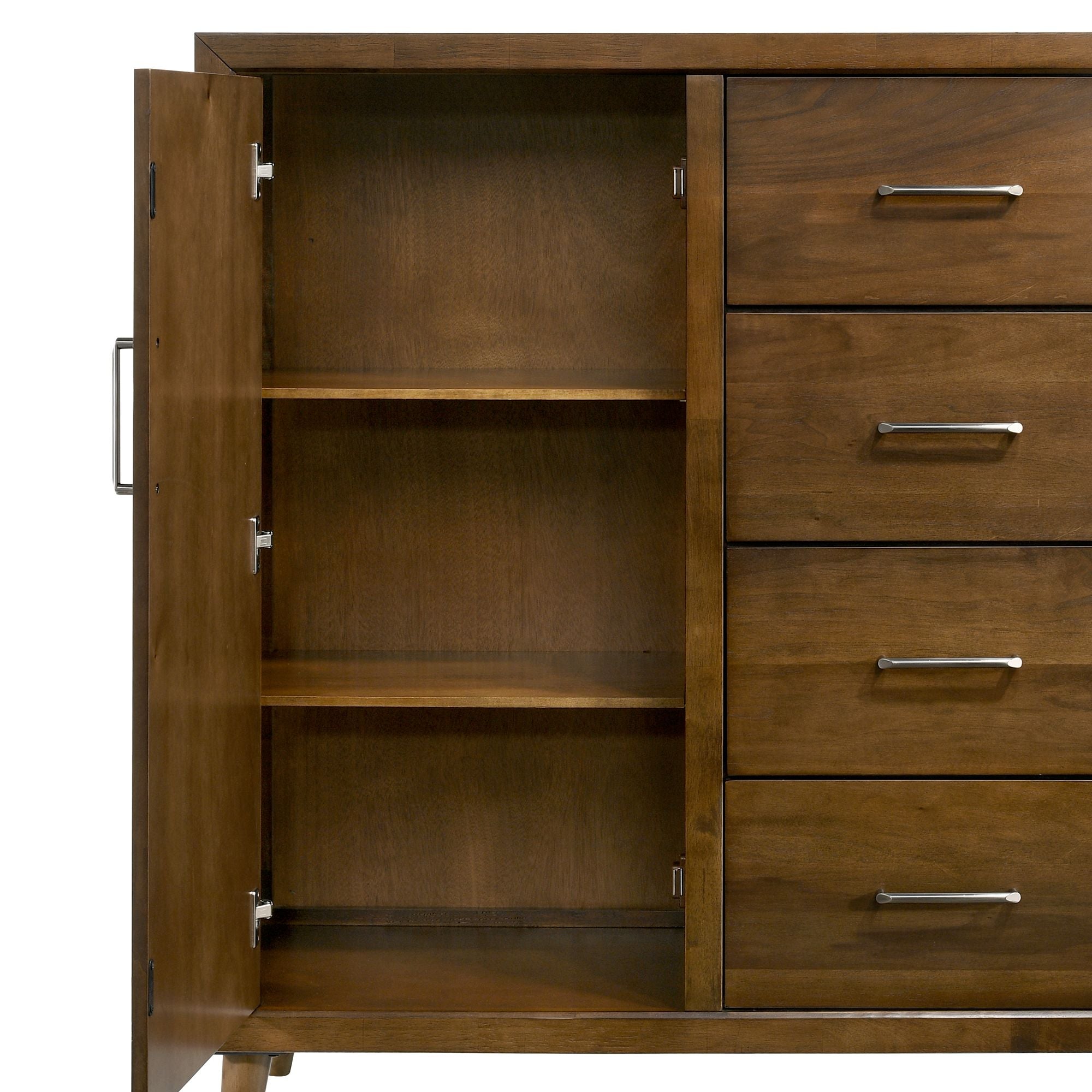 Malibu 4 Drawer Chest in Walnut