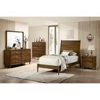Malibu 6 Drawer Dresser in Walnut