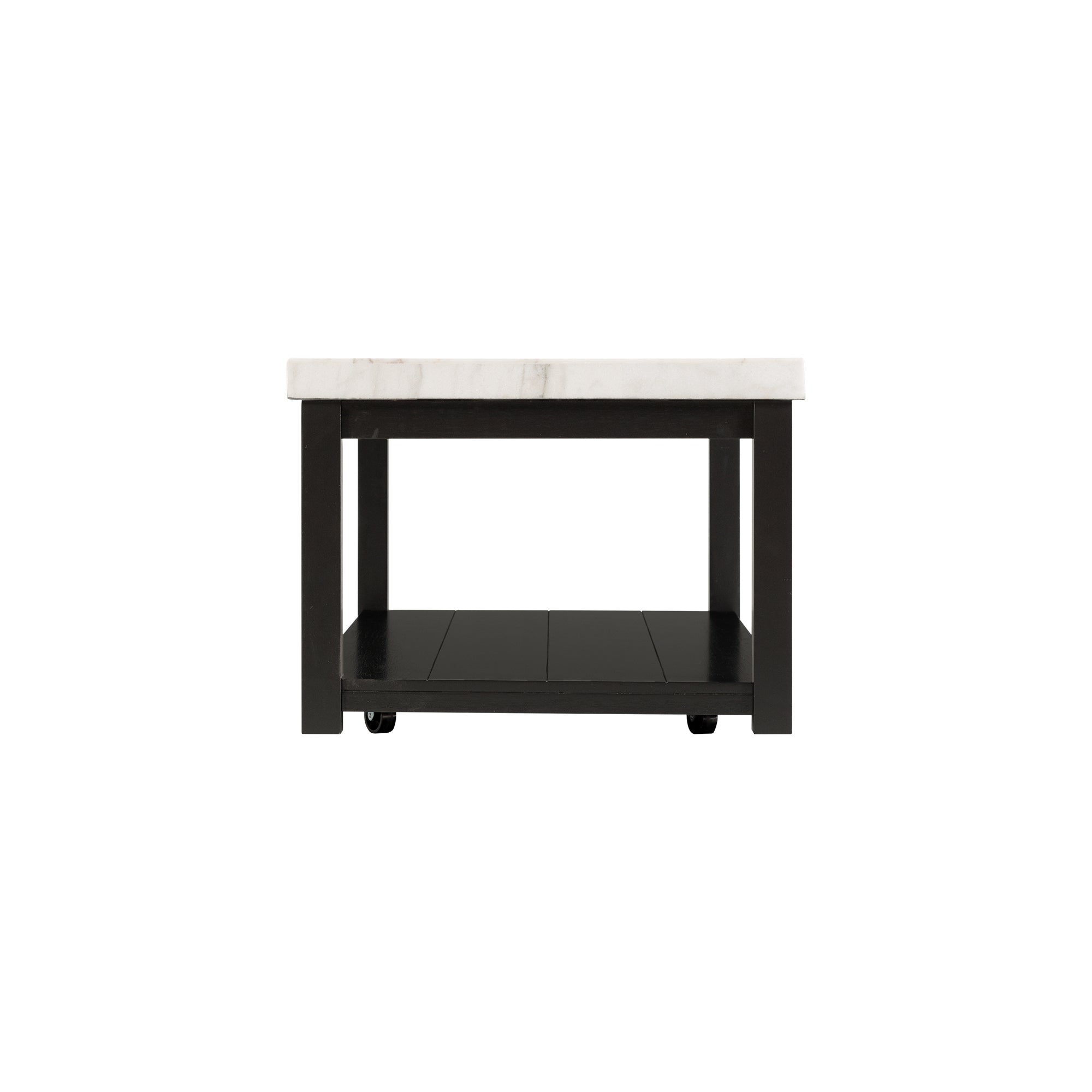 Marcello-w/-White-Top---Rectangular-Coffee-Table-W/Casters