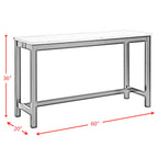 Marco-Bar-Table-Set-Single-Pack-in-White-Top-(Table-+-3-Stool-in-Blue-Velvet)