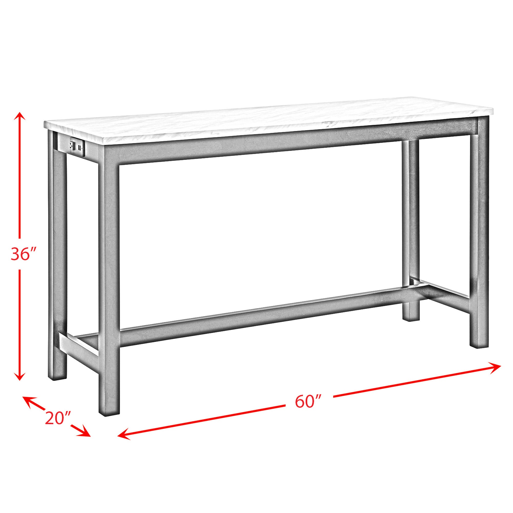 Marco-Bar-Table-Set-Single-Pack-in-White-Top-(Table-+-3-Stool-in-Blue-Velvet)