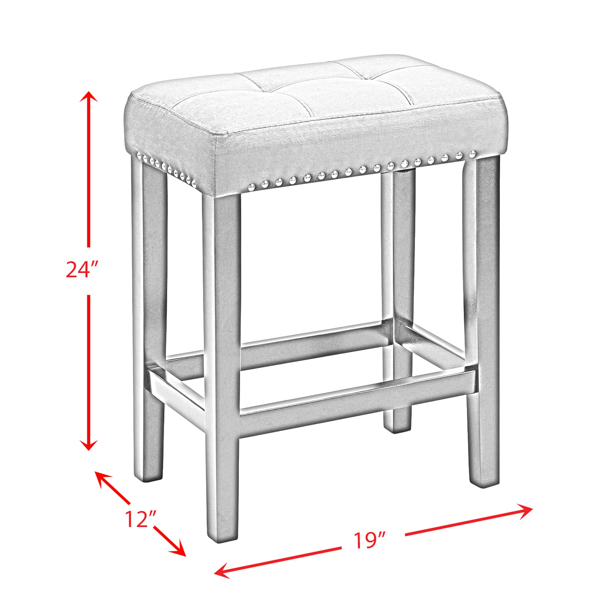 Marco-Bar-Table-Set-Single-Pack-in-White-Top-(Table-+-3-Stool-in-Blue-Velvet)