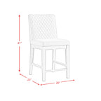 Marly-Counter-Side-Chair-W/-Diamond-Back-in-Grey-(2-Per-Carton)