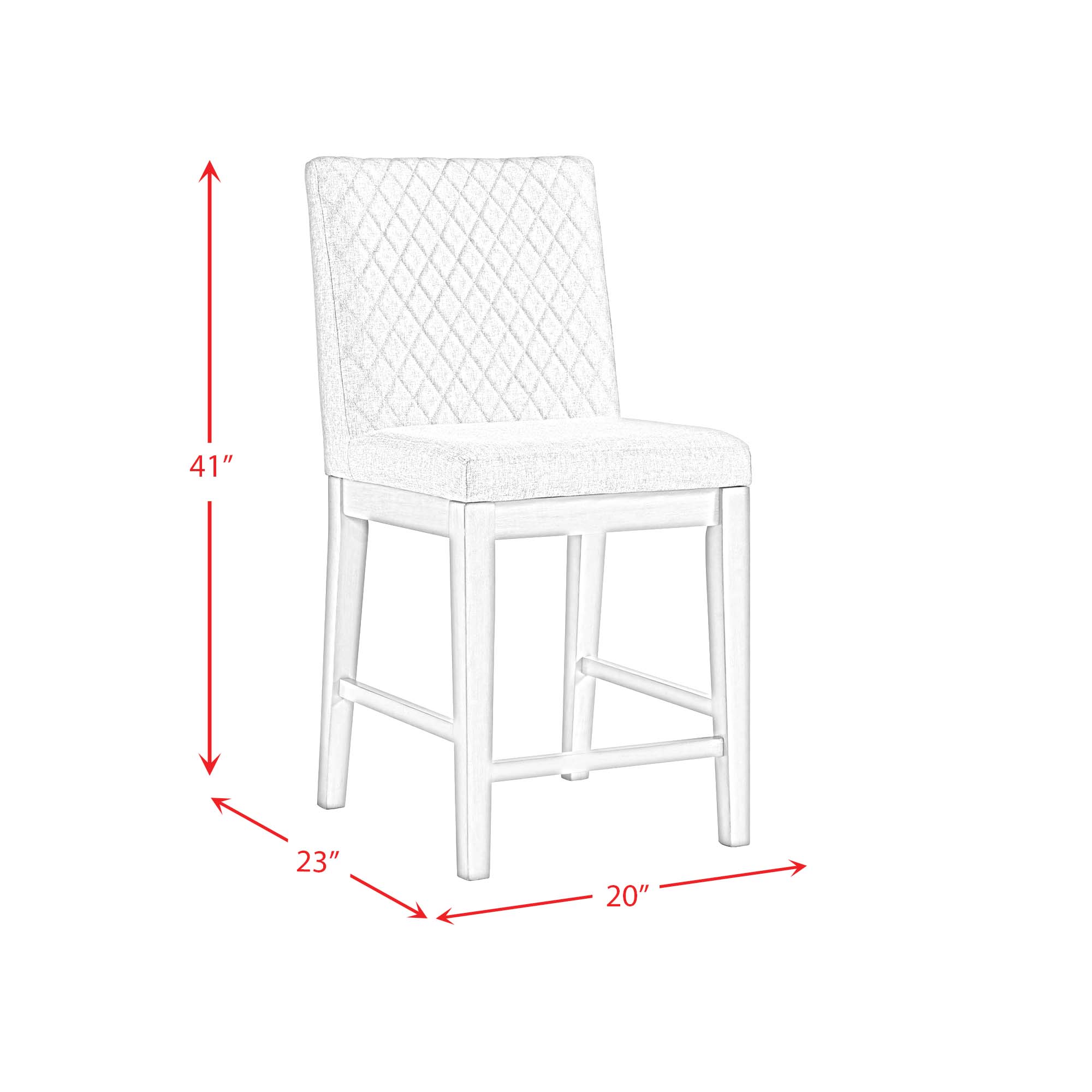 Marly-Counter-Side-Chair-W/-Diamond-Back-in-Grey-(2-Per-Carton)