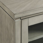 Marly-Server-W/-Glass-Door-&-LED-Light-in-Grey