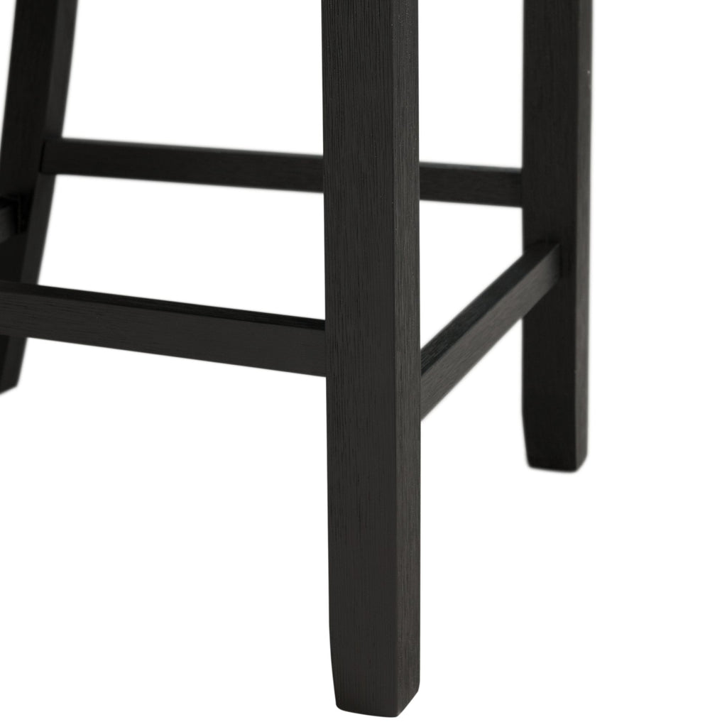 Martin-Counter-Side-Chair-with-Grey-Fabric---Black-Finish--(2-Per-Carton)