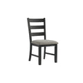 Martin-Dining-Side-Chair-with-Grey-Fabric---Black-Finish--(2-Per-Carton)