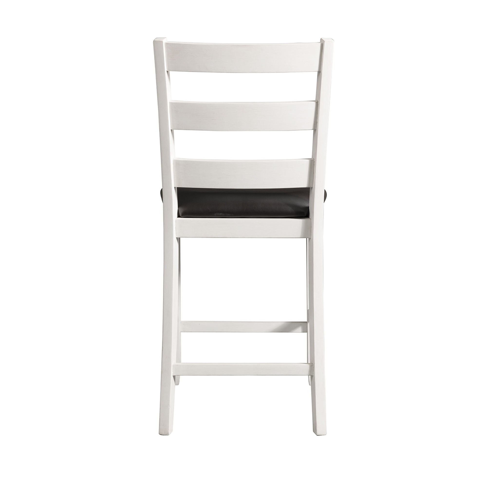 Martin-6-pc-Counter-Set-(Table-+-4-+-Bench)-(Dark-Brown-Top---White-Base)