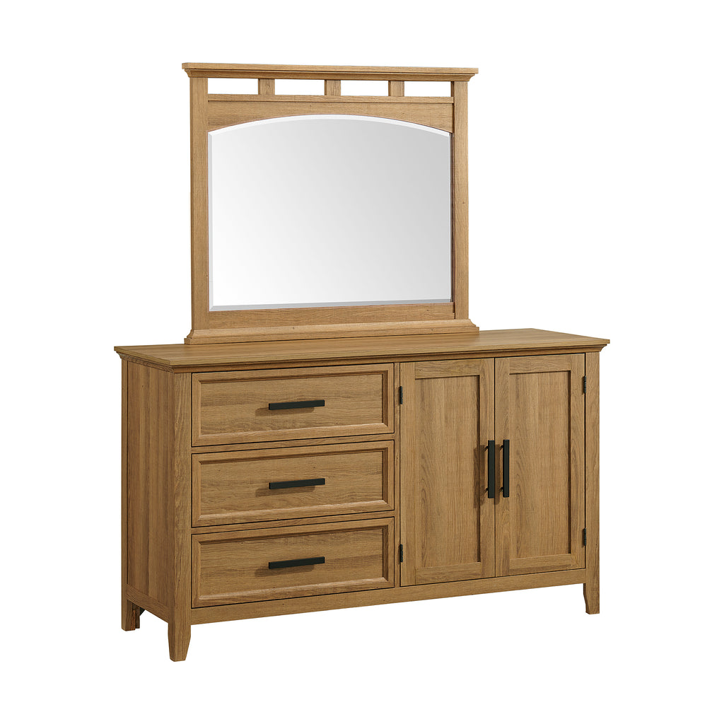 Matias-Bedroom-Set-with-Queen/Full-Headboard,-Dresser,-Mirror-&-Nightstand-in-Brown