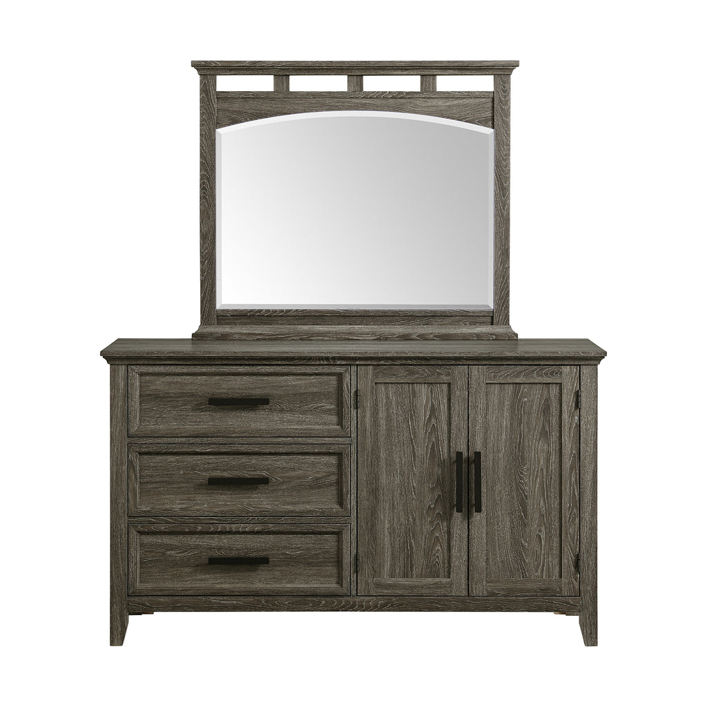 Matias-Bedroom-Set-with-Queen/Full-Headboard,-Dresser,-Mirror-&-Nightstand-in-Mocha-Grey