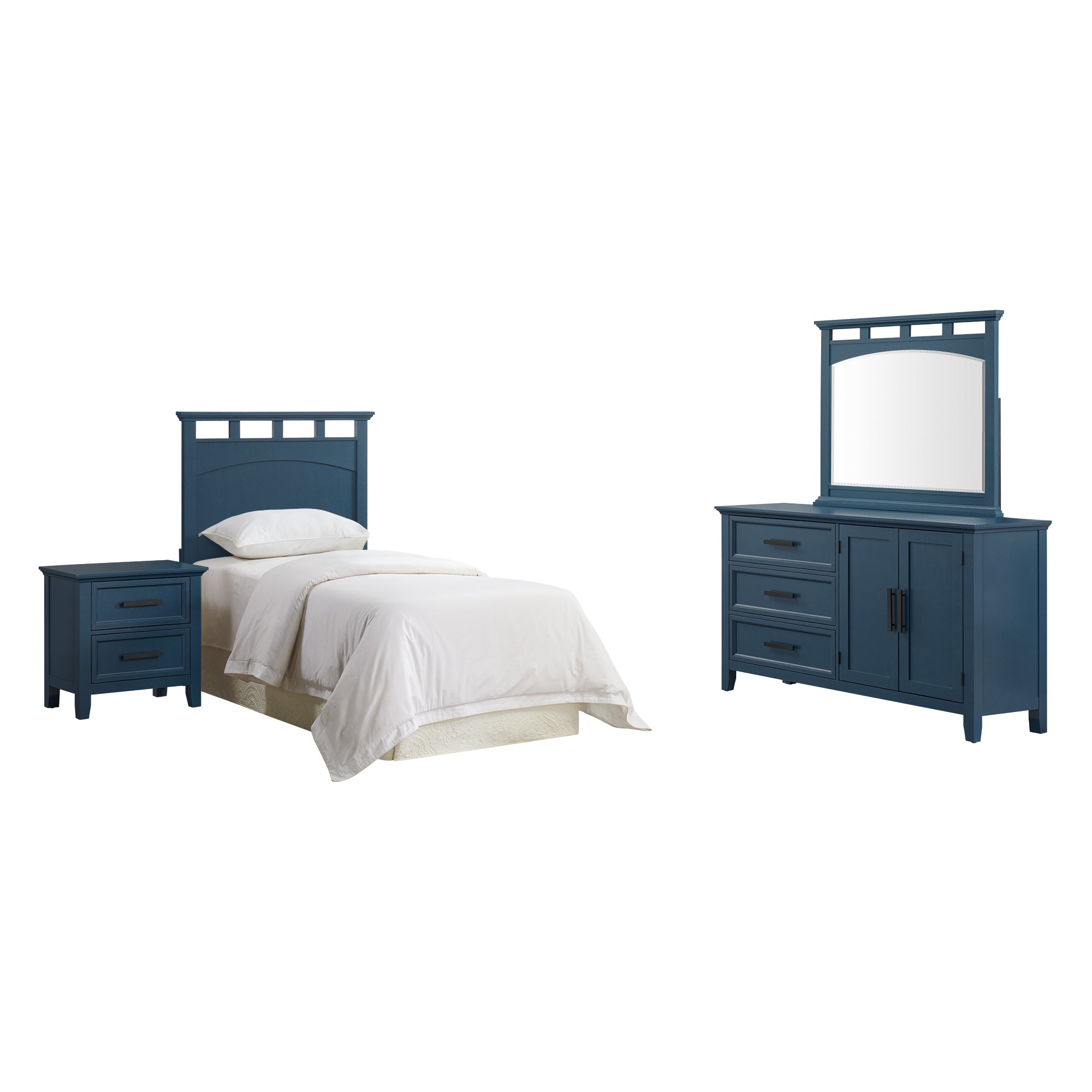 Matias-RTA-Bedroom-Set-with-Twin-Headboard,-Dresser,-Mirror-&-Nightstand-in-Blue