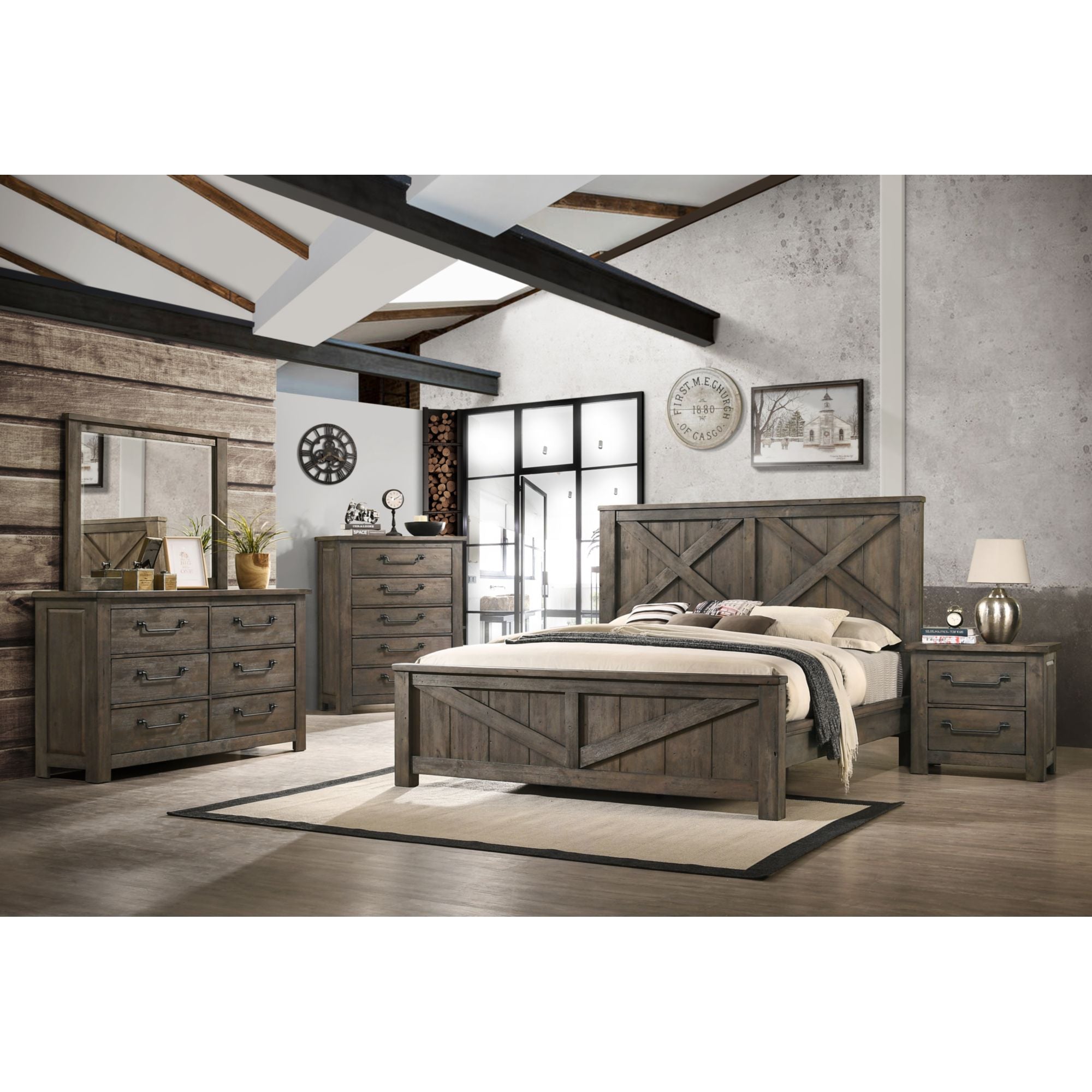Maverick-Dresser-&-Mirror-Grey