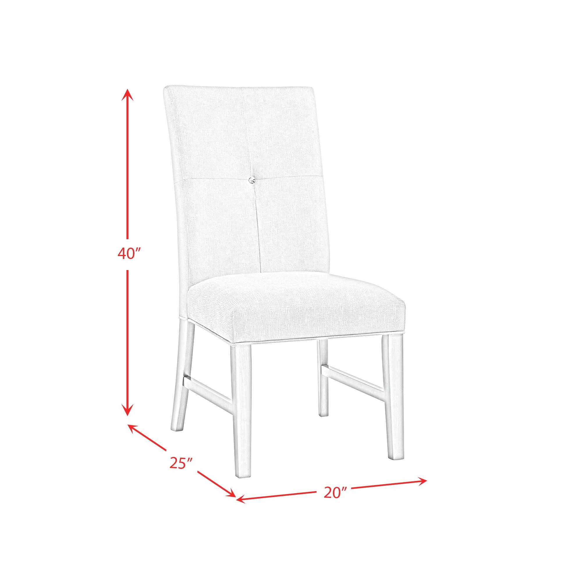 Maxwell Dining Side Chair in Champagne (set of 2)