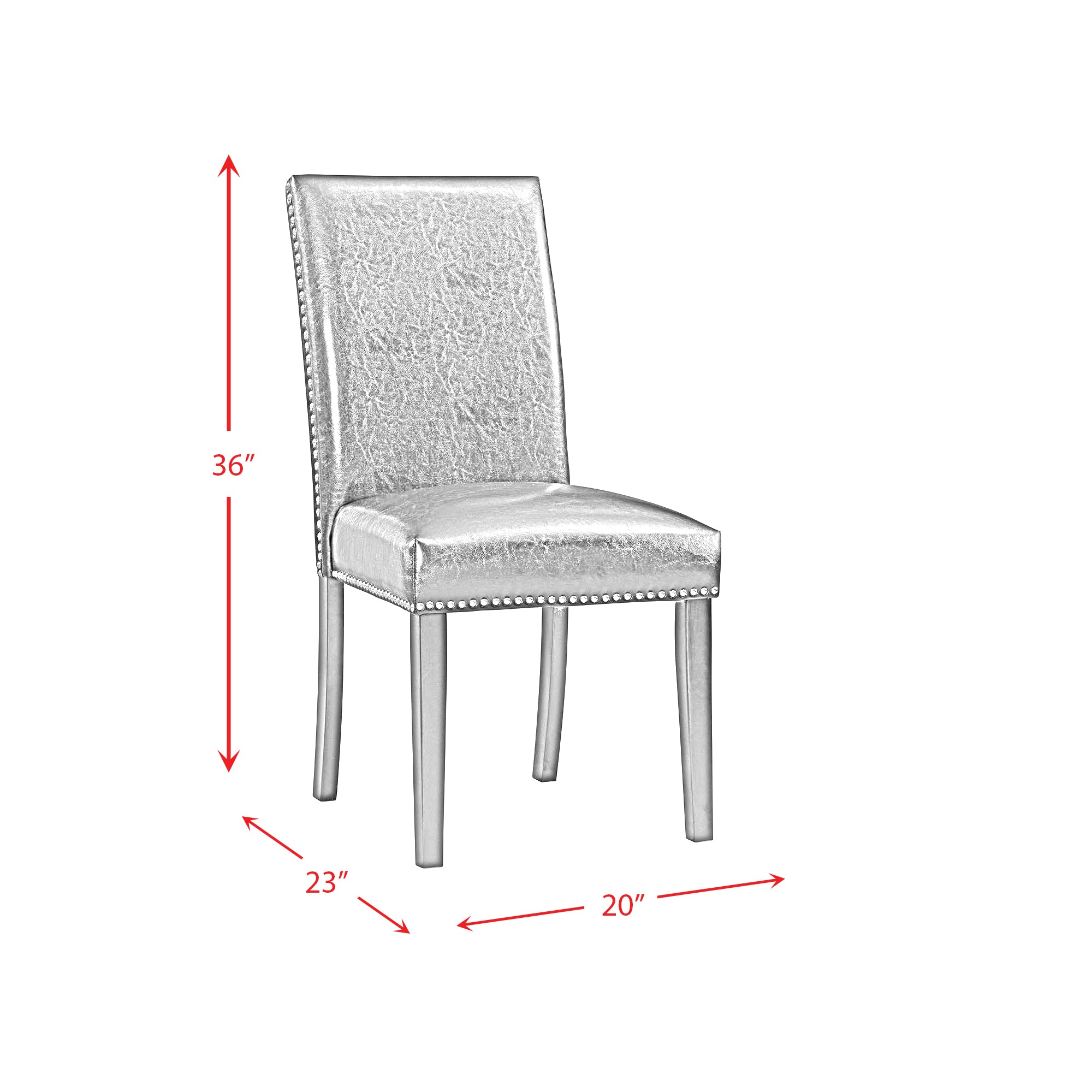 Francesca-White-Marble-Rectangular-5PC-Dining-Set-Table-&-Four-Grey-PU-Chairs