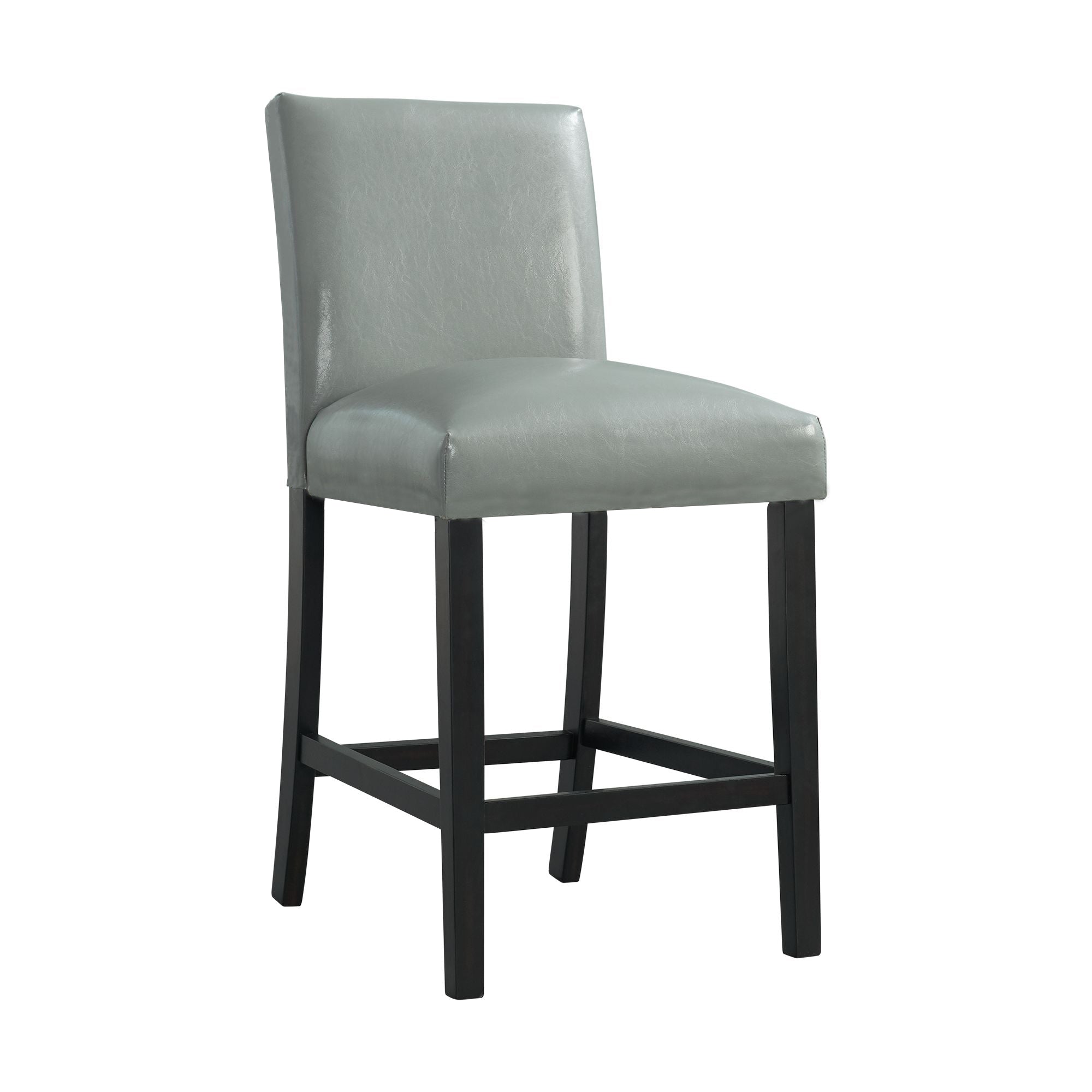 Beckley-5PC-Counter-Height-Dining-Set-in-White---Table-&-Four-Meridian-Counter-Grey-Chairs