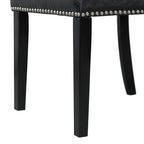 Beckley-5PC-Dining-Set-in-Dark---Table-&-Four-Meridian-Black-Chairs