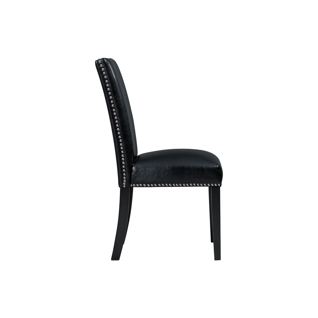 Meridian Dining Side Chair Black (2 Per Pack)