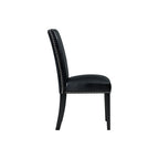 Meridian Dining Side Chair Black (2 Per Pack)