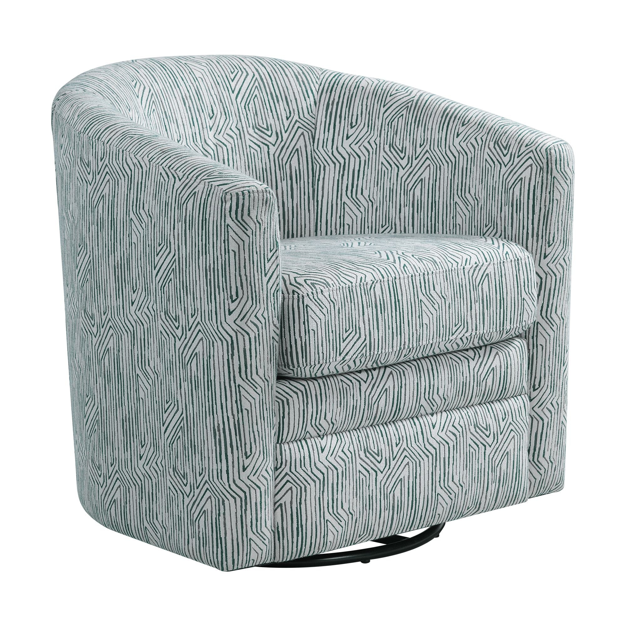Mid-Century-Swivel-Chair-Reversible-Seat-Cushion-W/memory-foam-in-Jocelyn-#2