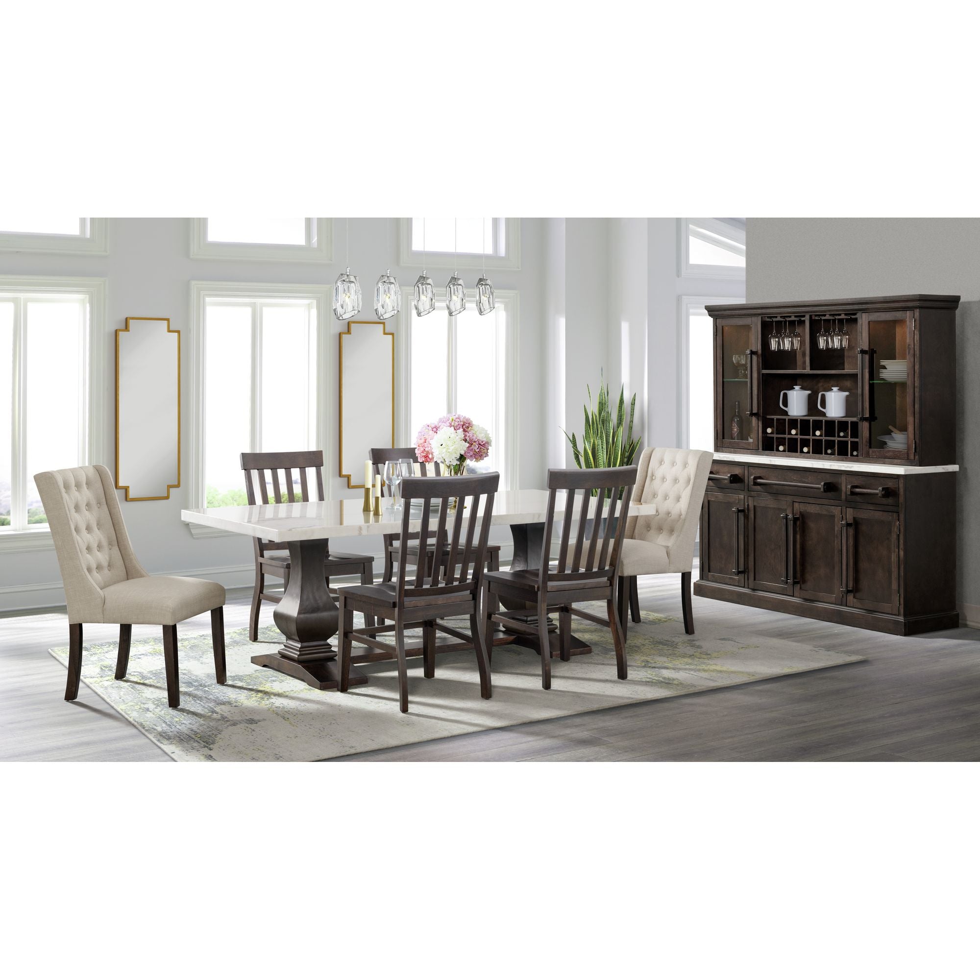 Monticello-White-Marble-Buffet-in-Dark