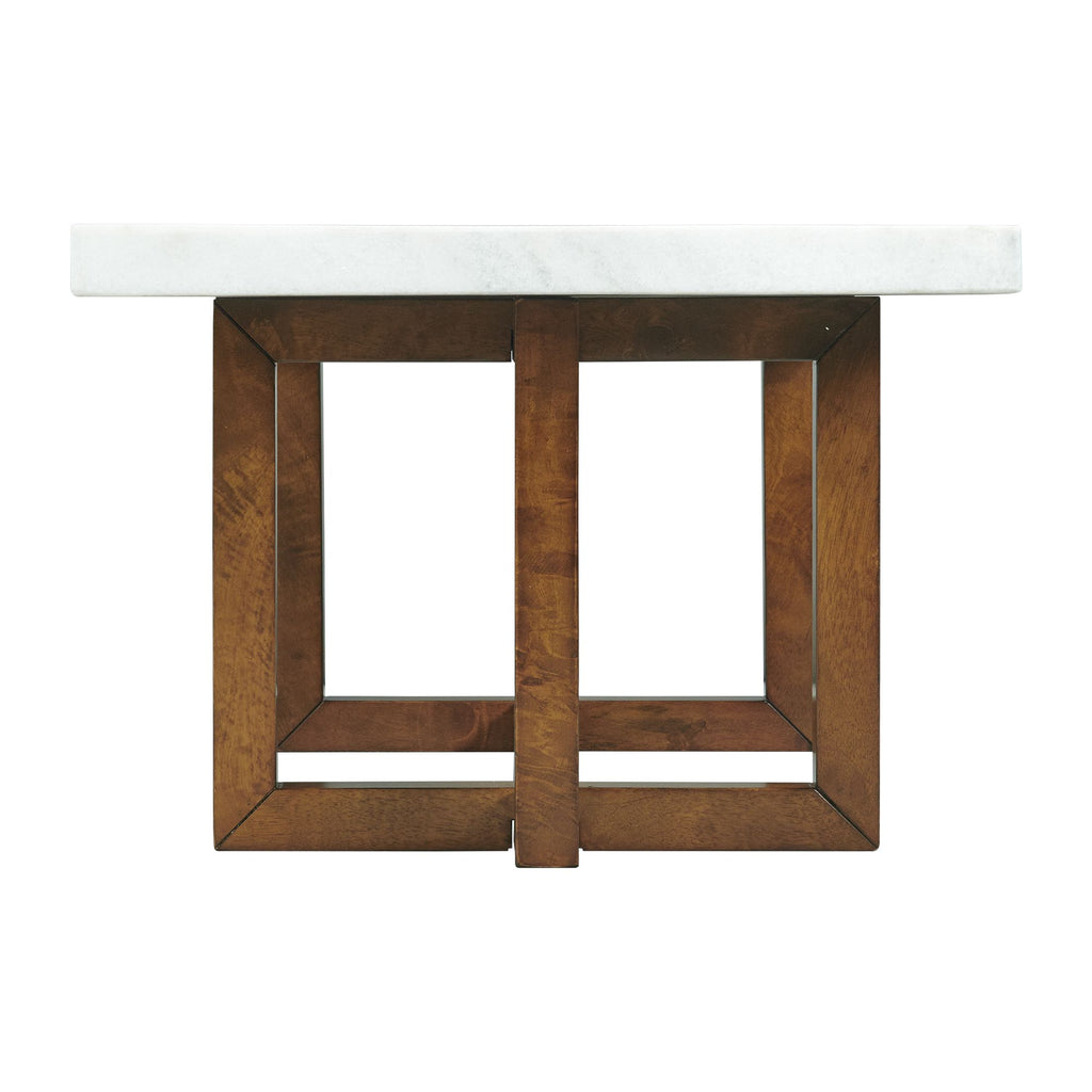 Morris-Coffee-Table-in-Espresso-W/White-Marble-Top-(3A-Packing)