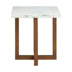 Morris-End-Table-in-Espresso-W/White-Marble-Top-(3A-Packing)