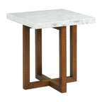 Morris-End-Table-in-Espresso-W/White-Marble-Top-(3A-Packing)