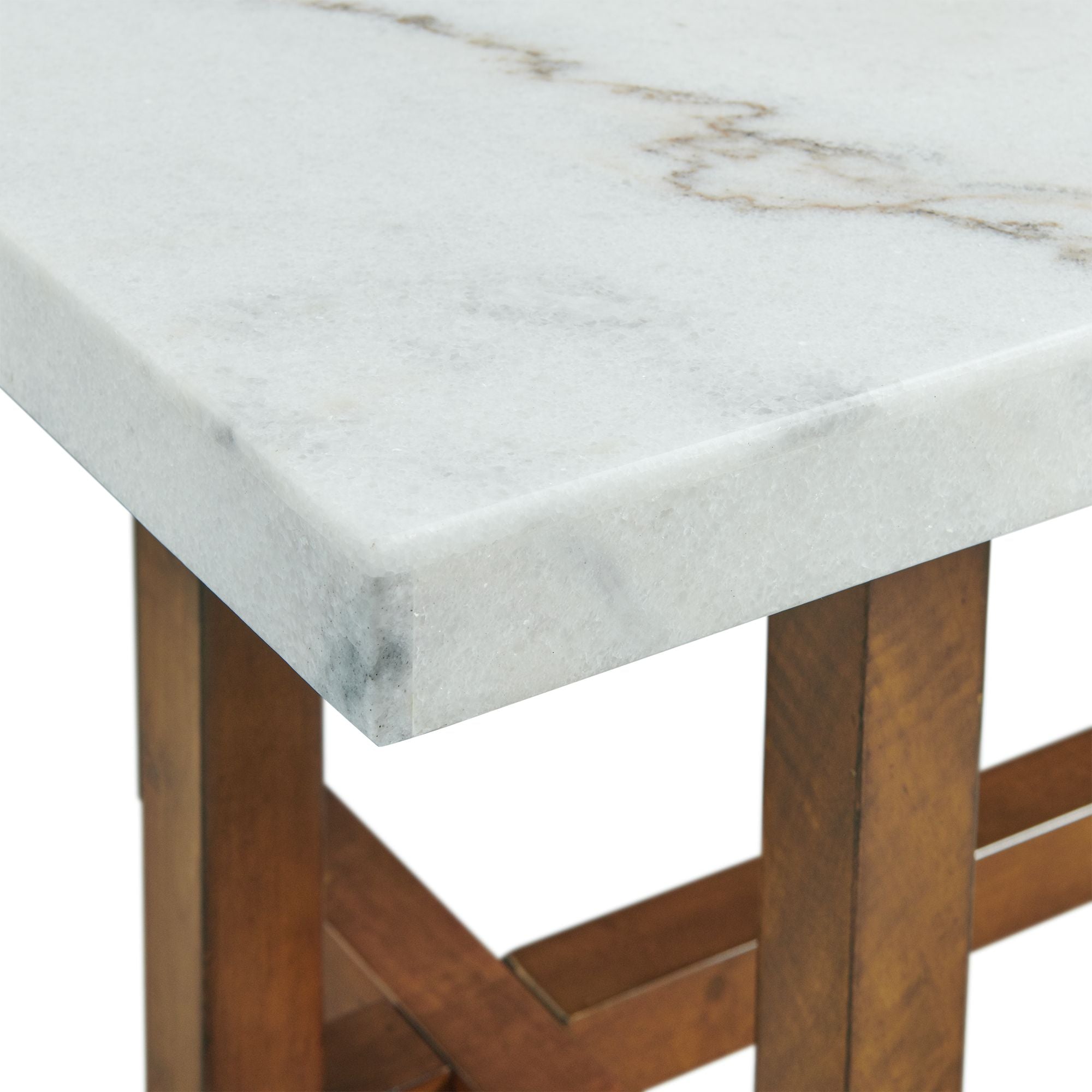 Morris-Coffee-Table-in-Espresso-W/White-Marble-Top-(3A-Packing)