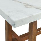 Morris-End-Table-in-Espresso-W/White-Marble-Top-(3A-Packing)