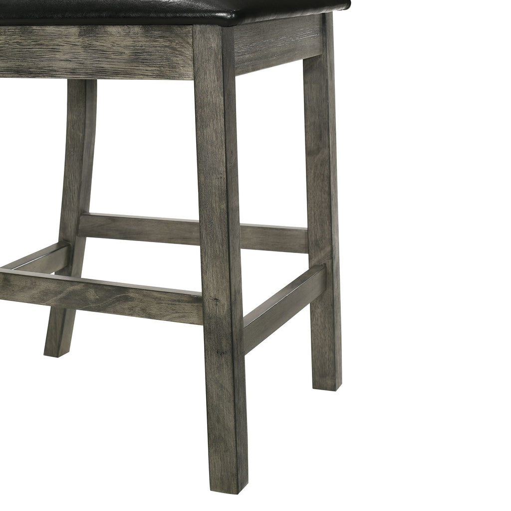 Nathan-5PC-Counter-Height-Dining-Set-Table-&-Four-PU-Chairs