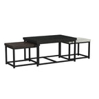 Nestor-Nesting-Tables-in-Espresso,-Smoke-Grey,-&-Armadillo