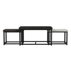 Nestor-Nesting-Tables-in-Espresso,-Smoke-Grey,-&-Armadillo