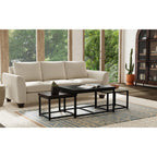 Nestor-Nesting-Tables-in-Espresso,-Smoke-Grey,-&-Armadillo