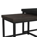 Nestor-Nesting-Tables-in-Espresso,-Smoke-Grey,-&-Armadillo