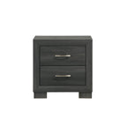 Norvin-2-Drawer-Nightstand-with-ball-bearing-glides-in-Dark-Grey