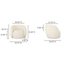 Rae Outdoor Accent Chair Cream