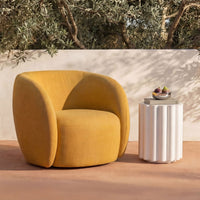 Rae Outdoor Accent Chair Deep Yellow